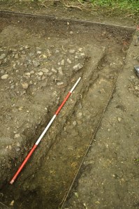 Trench D wall in situ